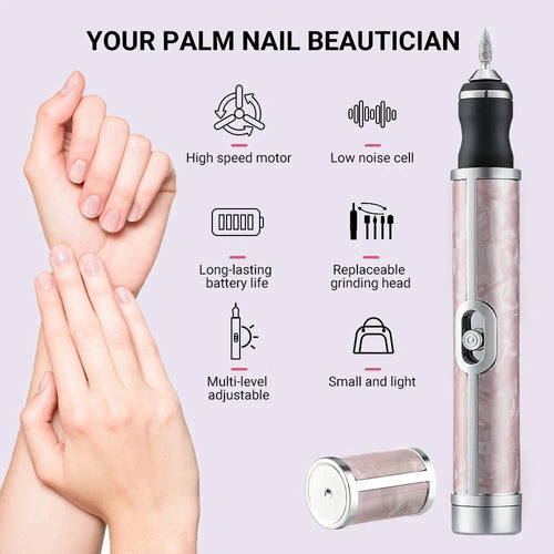 20000RPM Electric Nail Polisher Rechargeable Nail Polisher Nails
