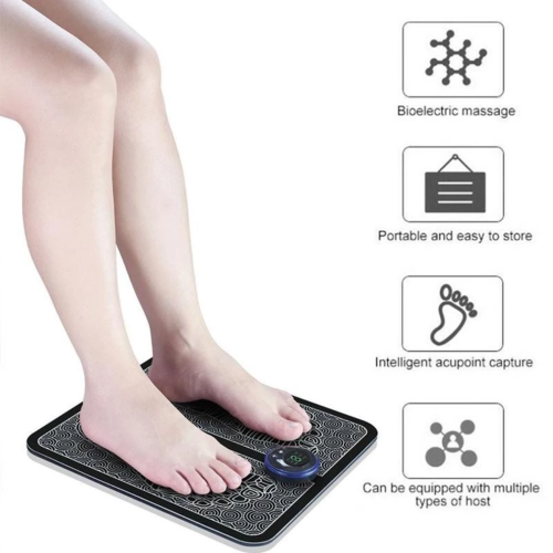 Foot Muscle Stimulator Leg Massage Electric EMS Foot Massager Pad
